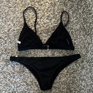 Rhythm Black Bikini size Small top & Medium bottom